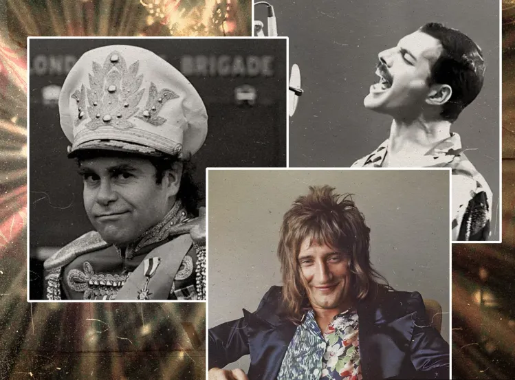 Rod Stewart, Freddie Mercury, and Elton John almost formed a supergroup called Nose, Teeth and Hair