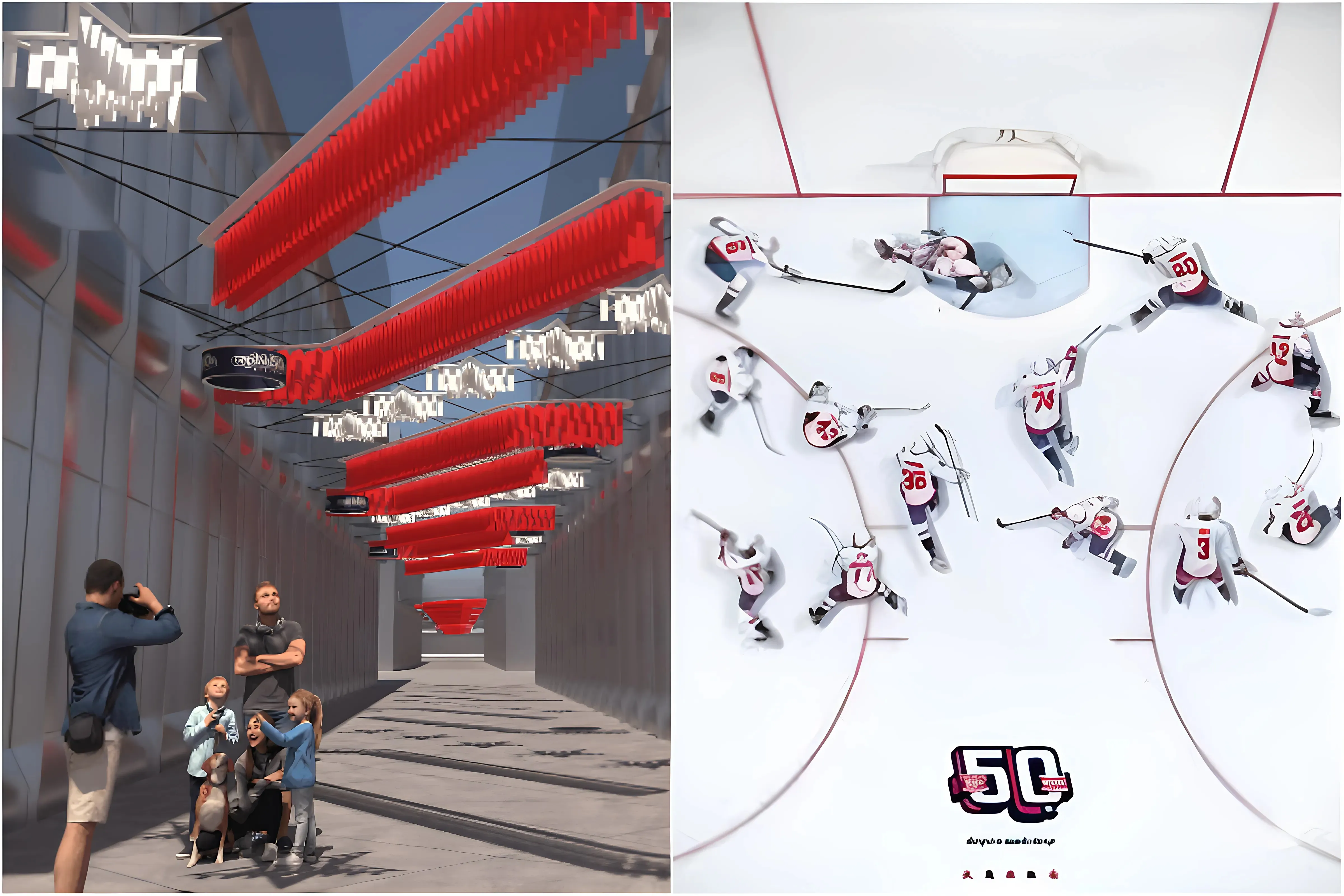 CityCenterDC Commemorates Washington Capitals 50th Anniversary Celebration with Palmer Alley Takeover trucc