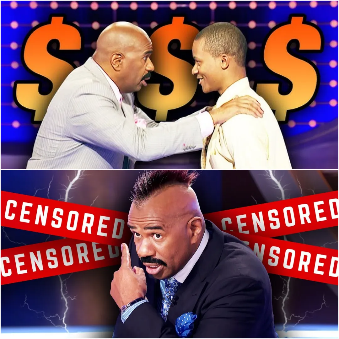 "Steve Harvey's Dramatic Reactions To 'Half-Laughing, Half-Crying' Answers!"