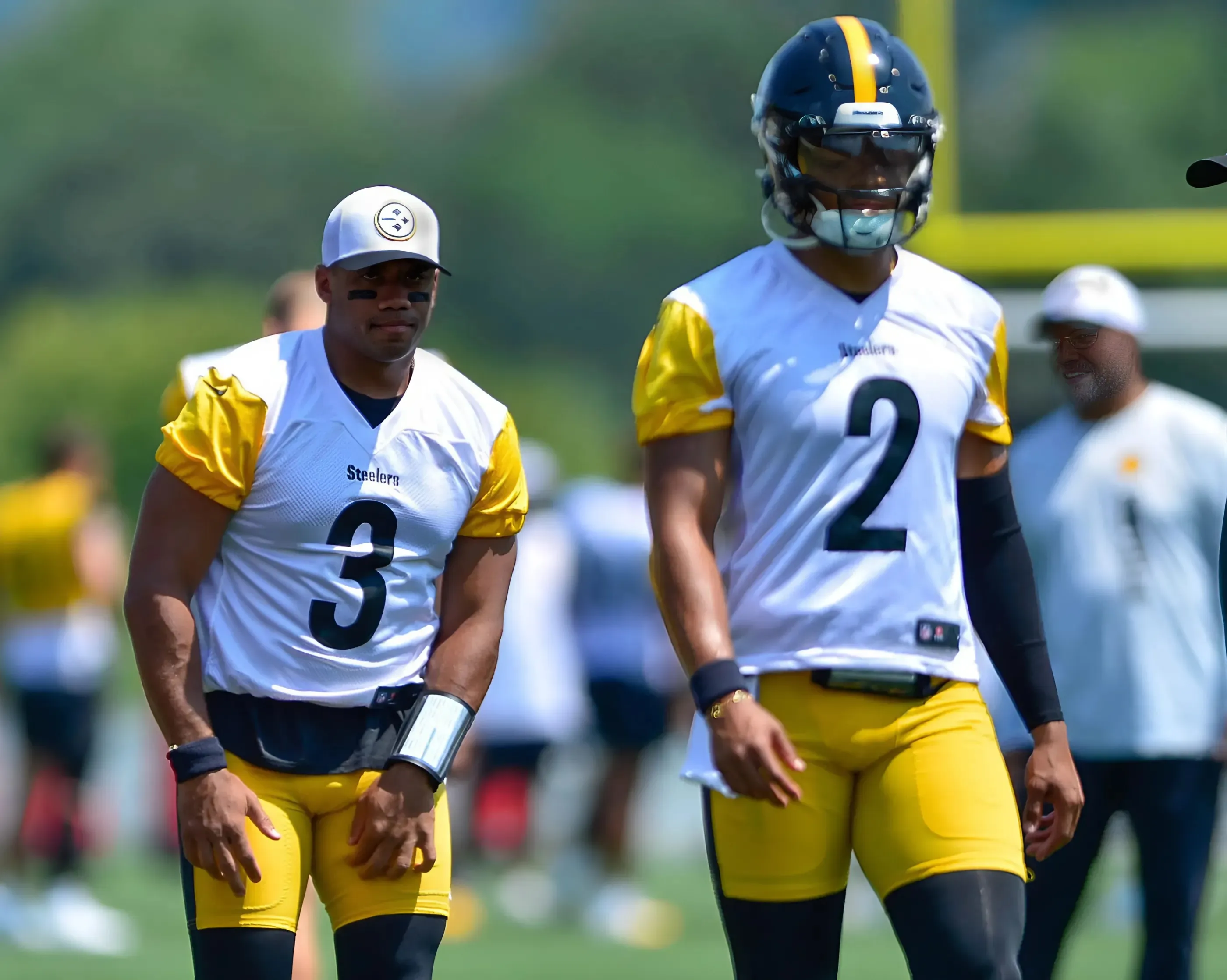 Mike Tomlin details ‘challenging’ QB decision amid Russell Wilson, Justin Fields competition