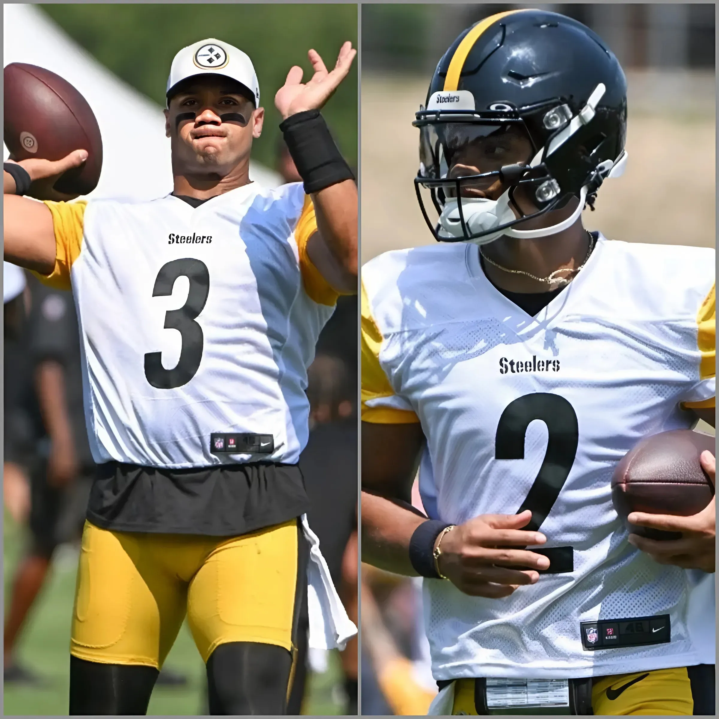 Mike Tomlin details ‘challenging’ QB decision amid Russell Wilson, Justin Fields competition