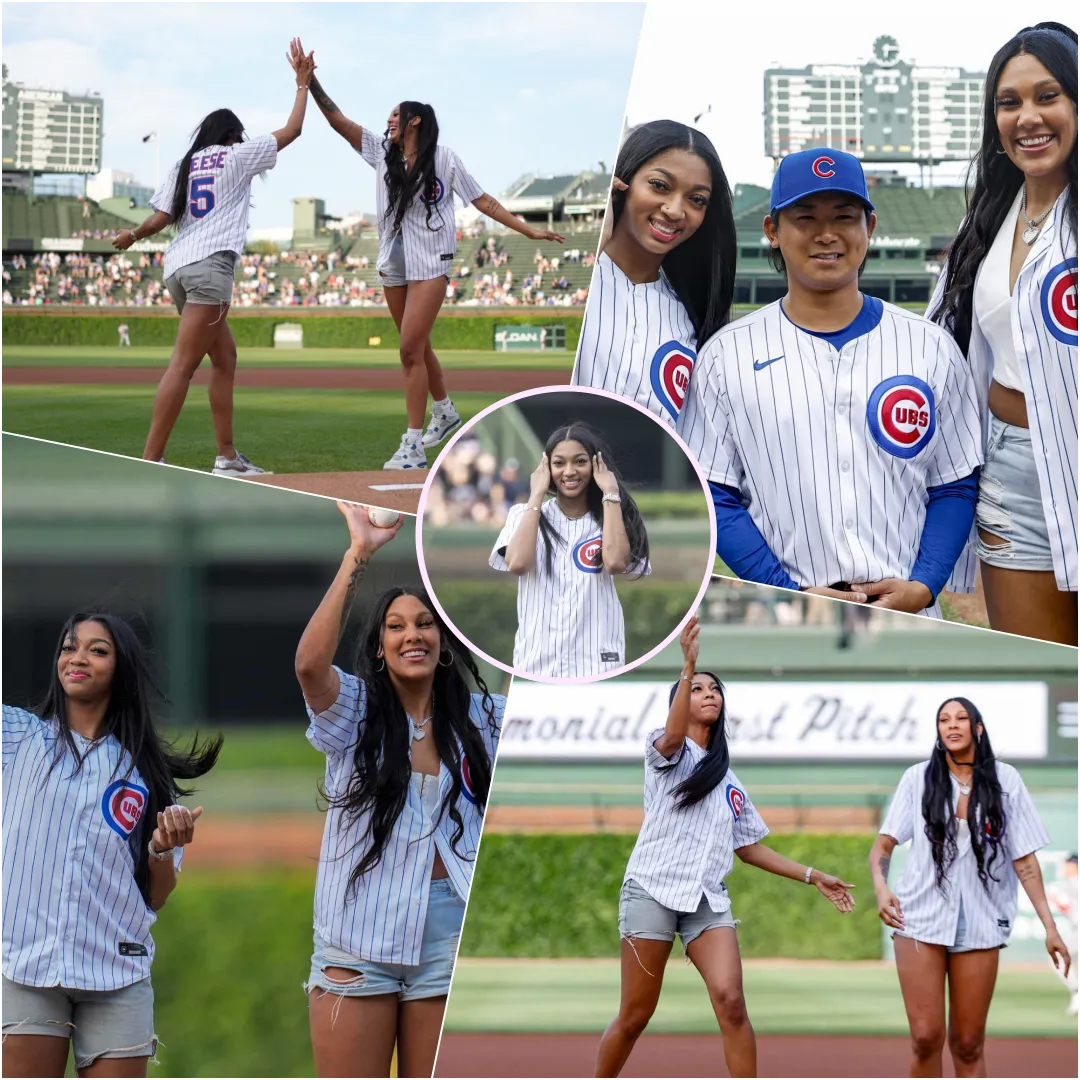"Angel Reese and Kamilla Cardoso Shine as Opening Pitches at Cubs Game!"