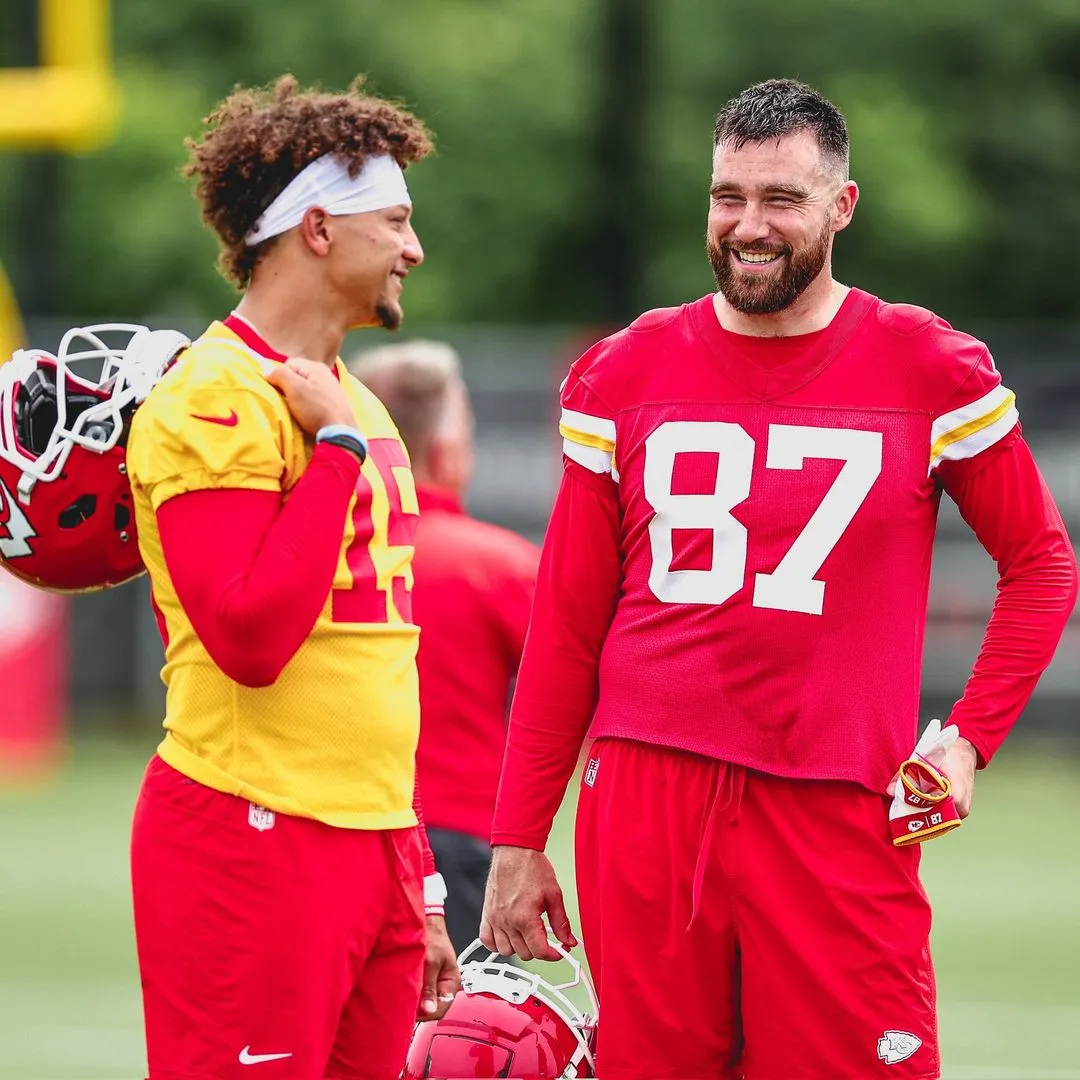 Chiefs star Patrick Mahomes reveals the real reason why he 'can't be around' Travis Kelce for longer than two days and they can NEVER play golf together...