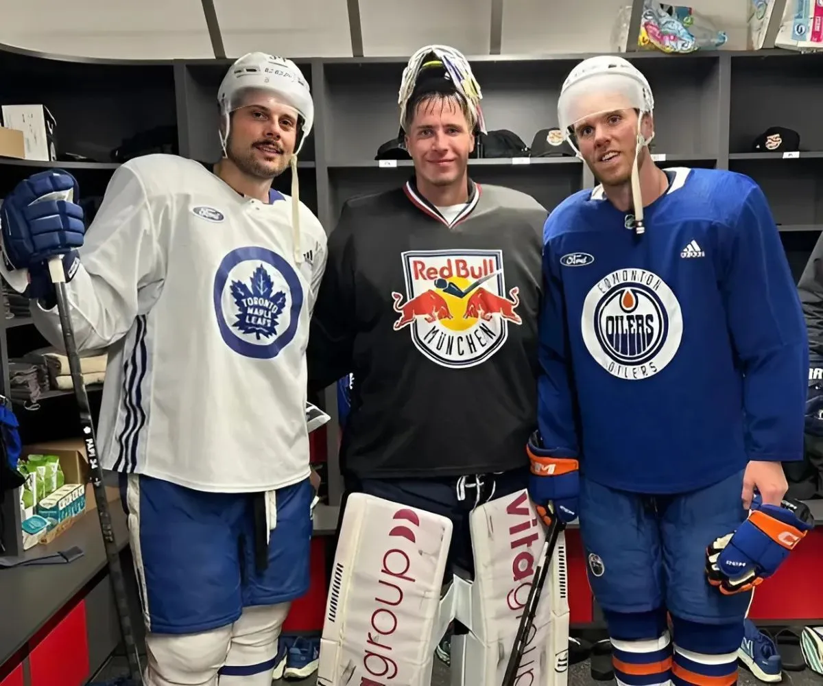 Maple Leafs’ Auston Matthews and Edmonton Oilers Star Connor McDavid Hit the Ice Together in Munich Ahead of 2024-25 Season