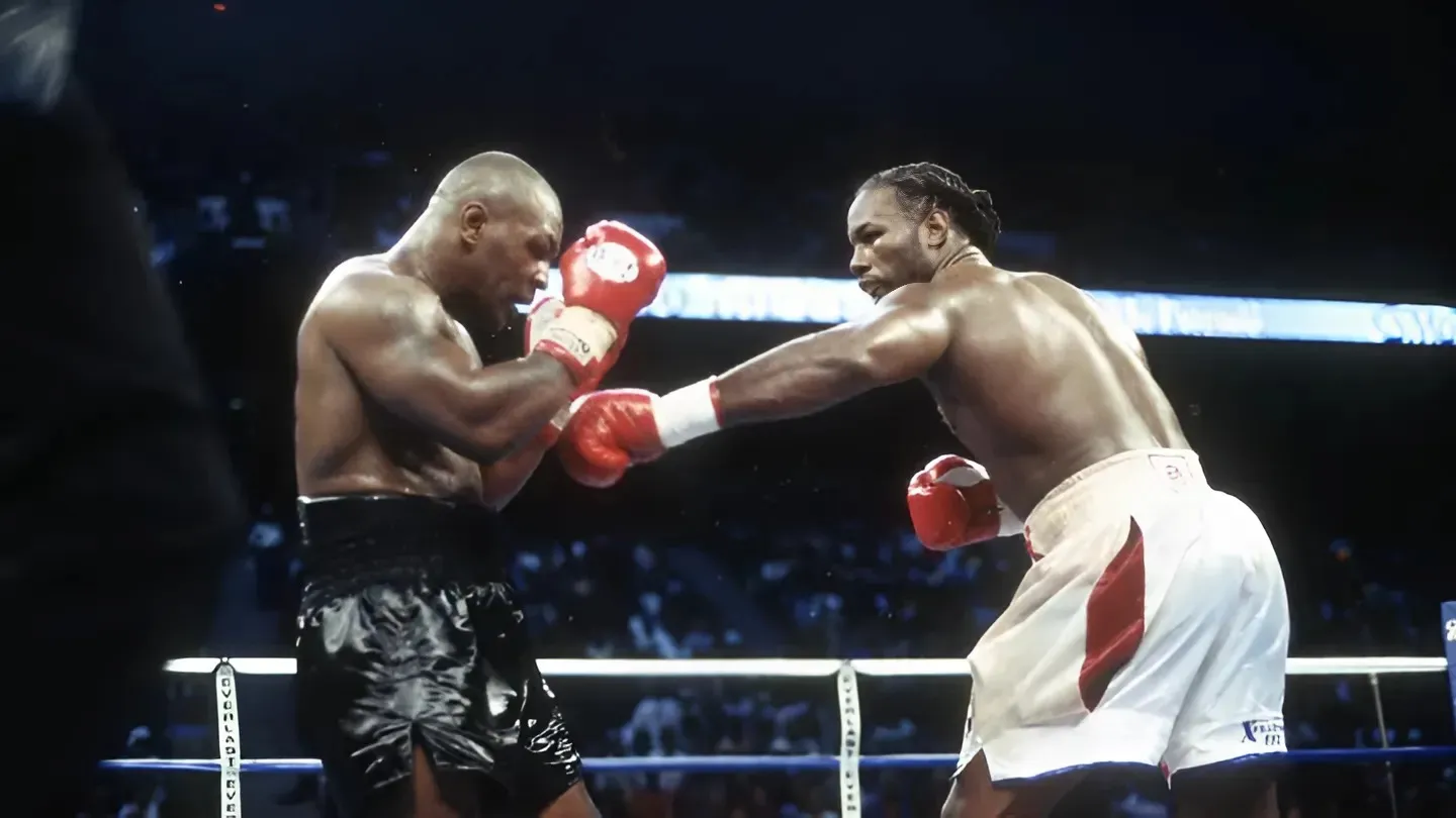 Remember that time Mike Tyson said he would eat Lennox Lewis' kids?