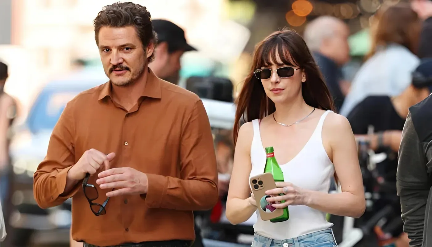 Dakota Johnson cozies up to Pedro Pascal at 'Materialists' after-party