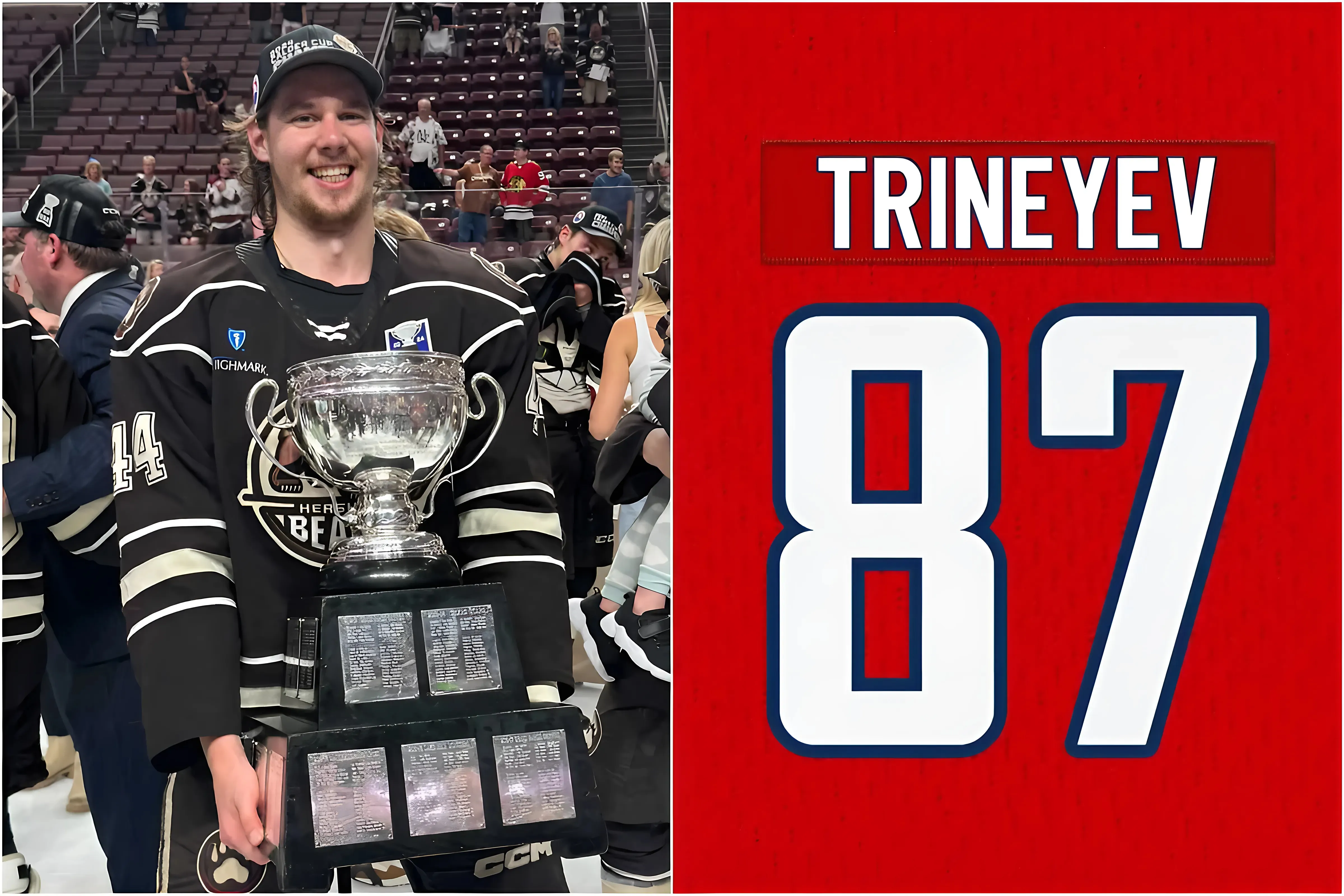 Bogdan Trineyev Makes Bold Move, Switches Jersey Number to 87 with the Washington Capitals trucc