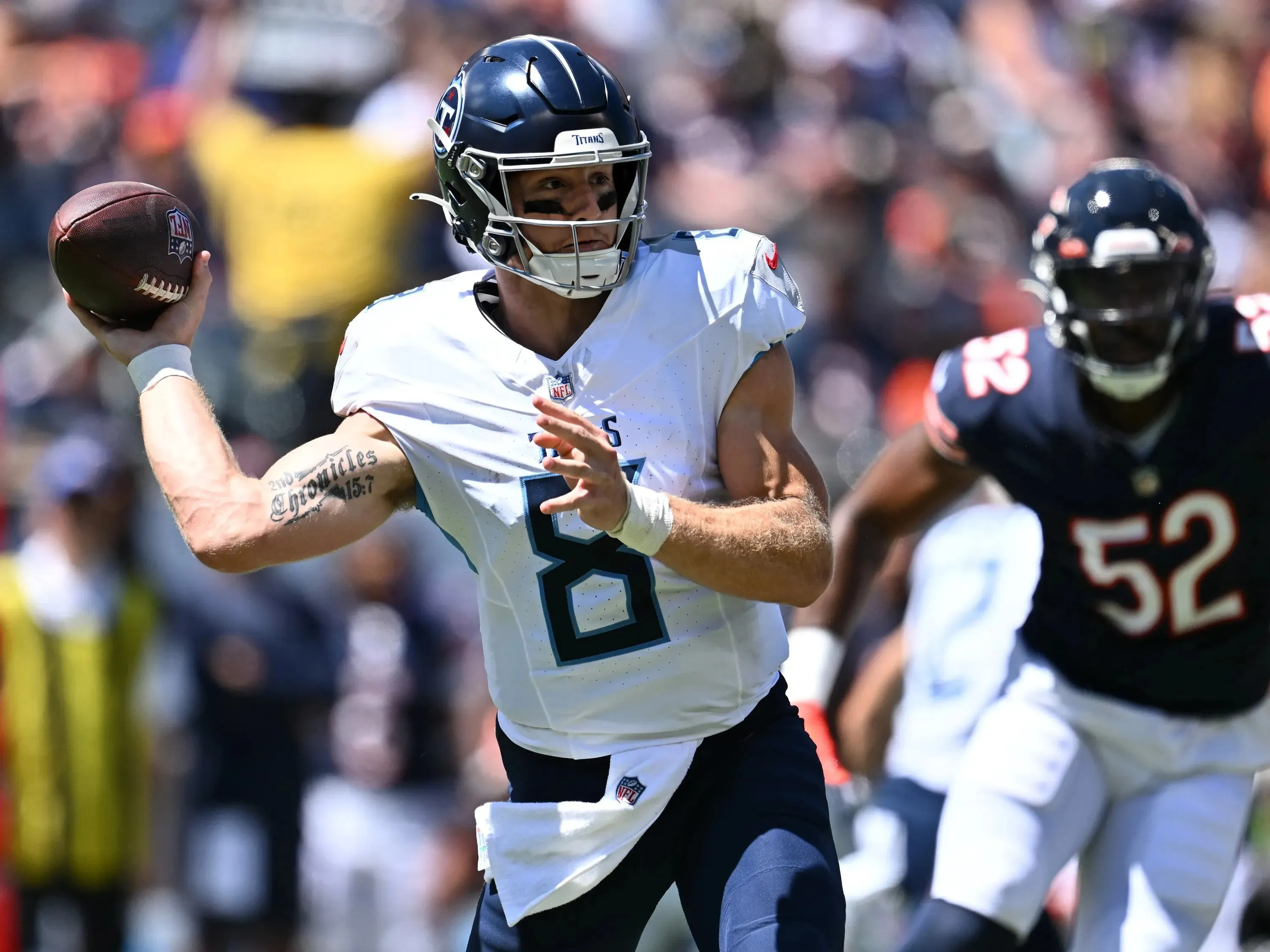 Titans Open as Underdog vs. Bears