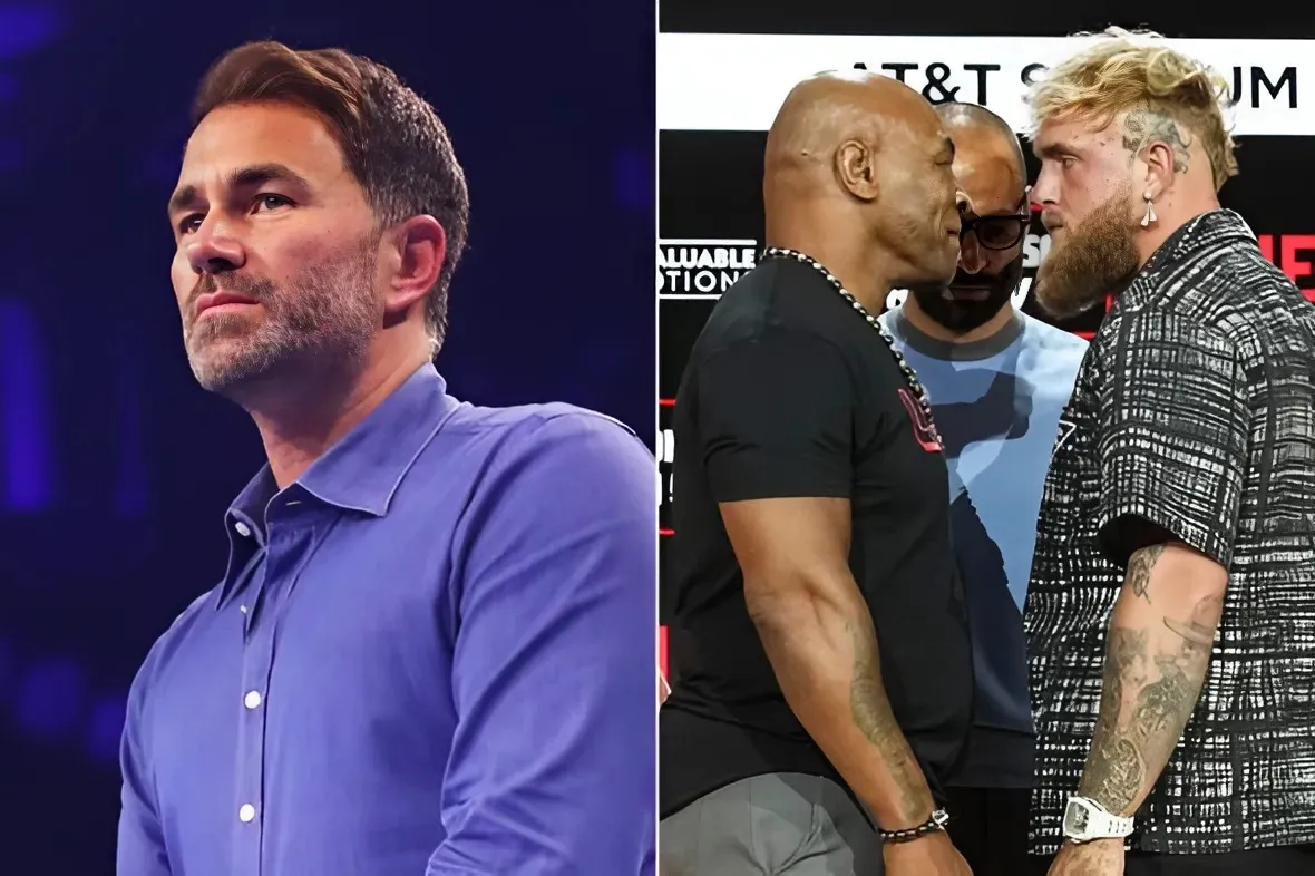 Eddie Hearn takes swipe at 'idiots' over Mike Tyson vs Jake Paul fight