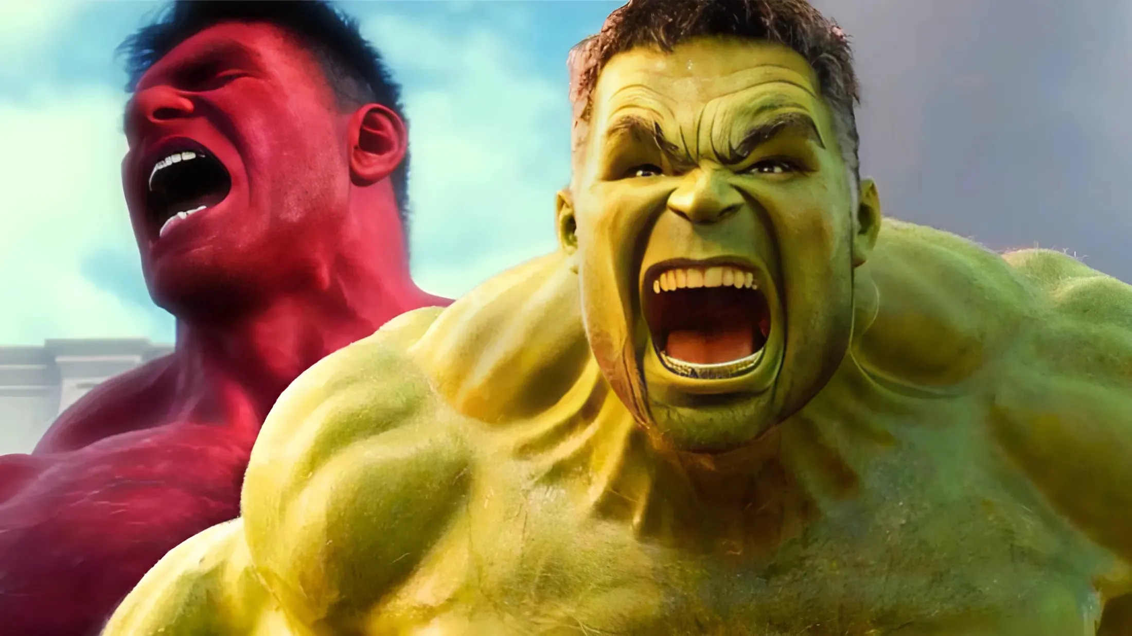 How Red Hulk's Transformation Compares To The MCU's Hulk