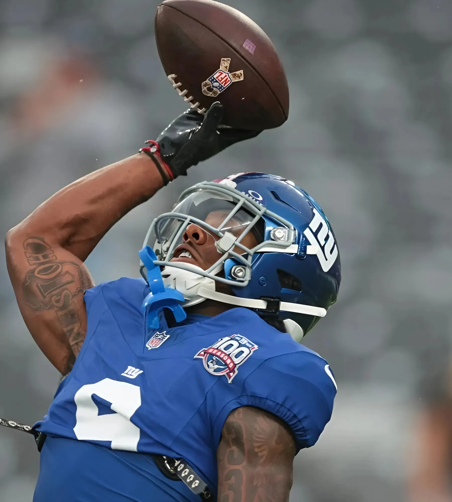 Giants rookie wideout will be baptized by fire in Week 1