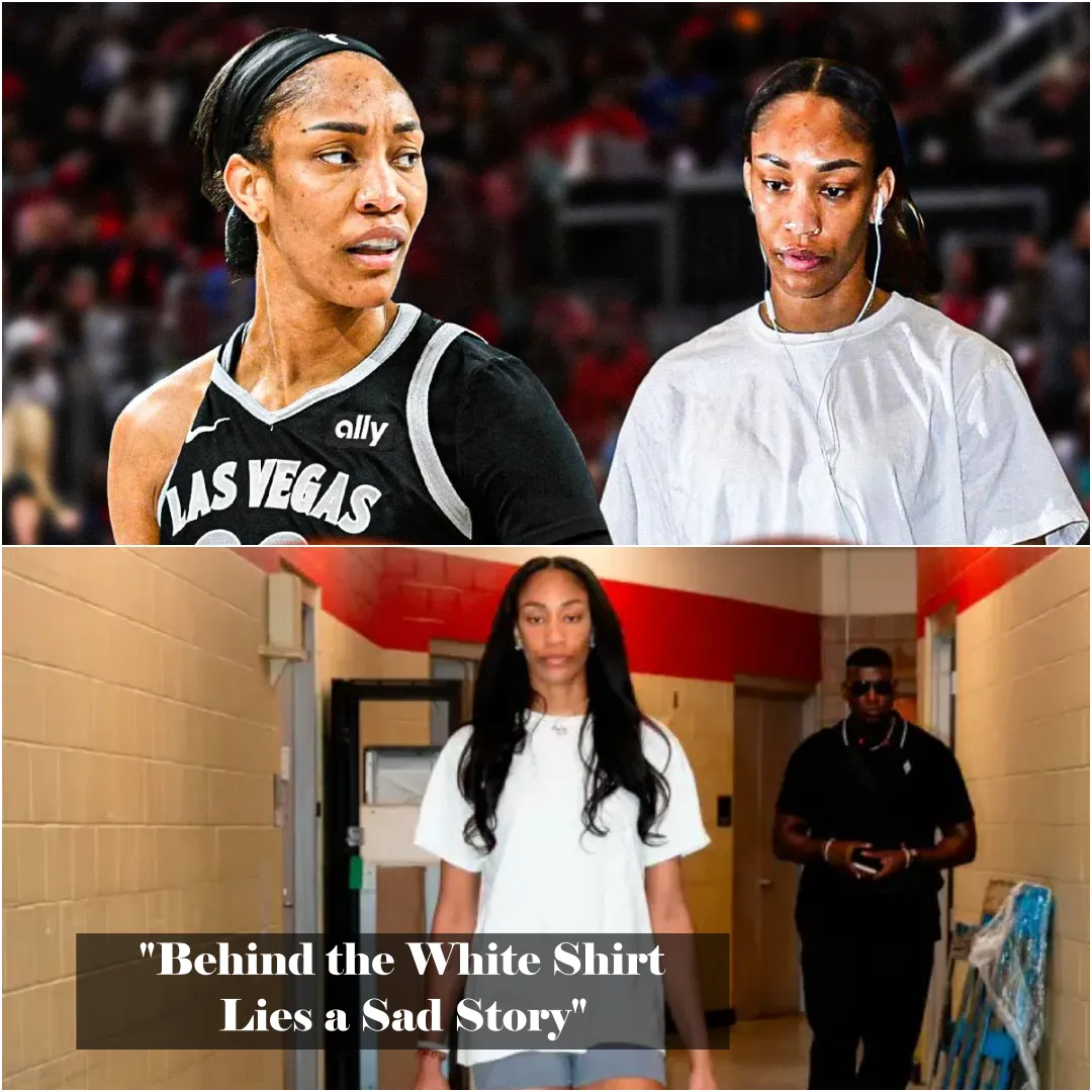 The Aces' A'ja Wilson Always Wears White T-Shirts Before Games!!! Behind Her Calmness There's Always Her Pitifulness