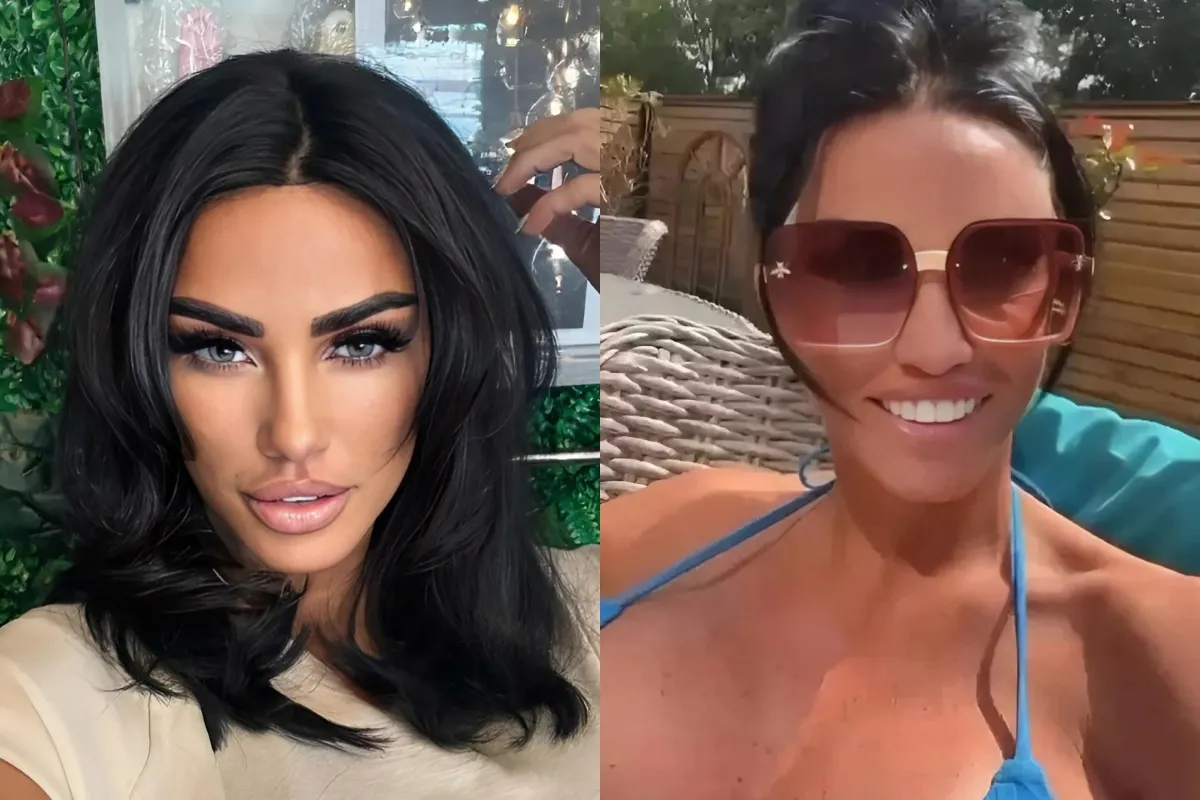 Double bankrupt Katie Price strips to barely-there blue bikini in steamy new OnlyFans shoot ngocc