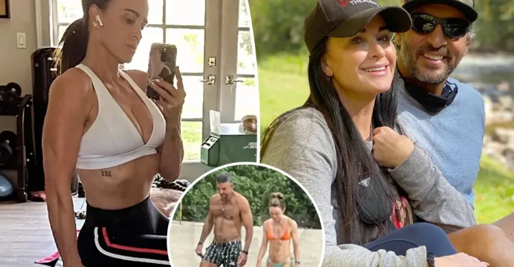 Kyle Richards shows off gym progress amid estranged husband Mauricio Umansky’s new romance