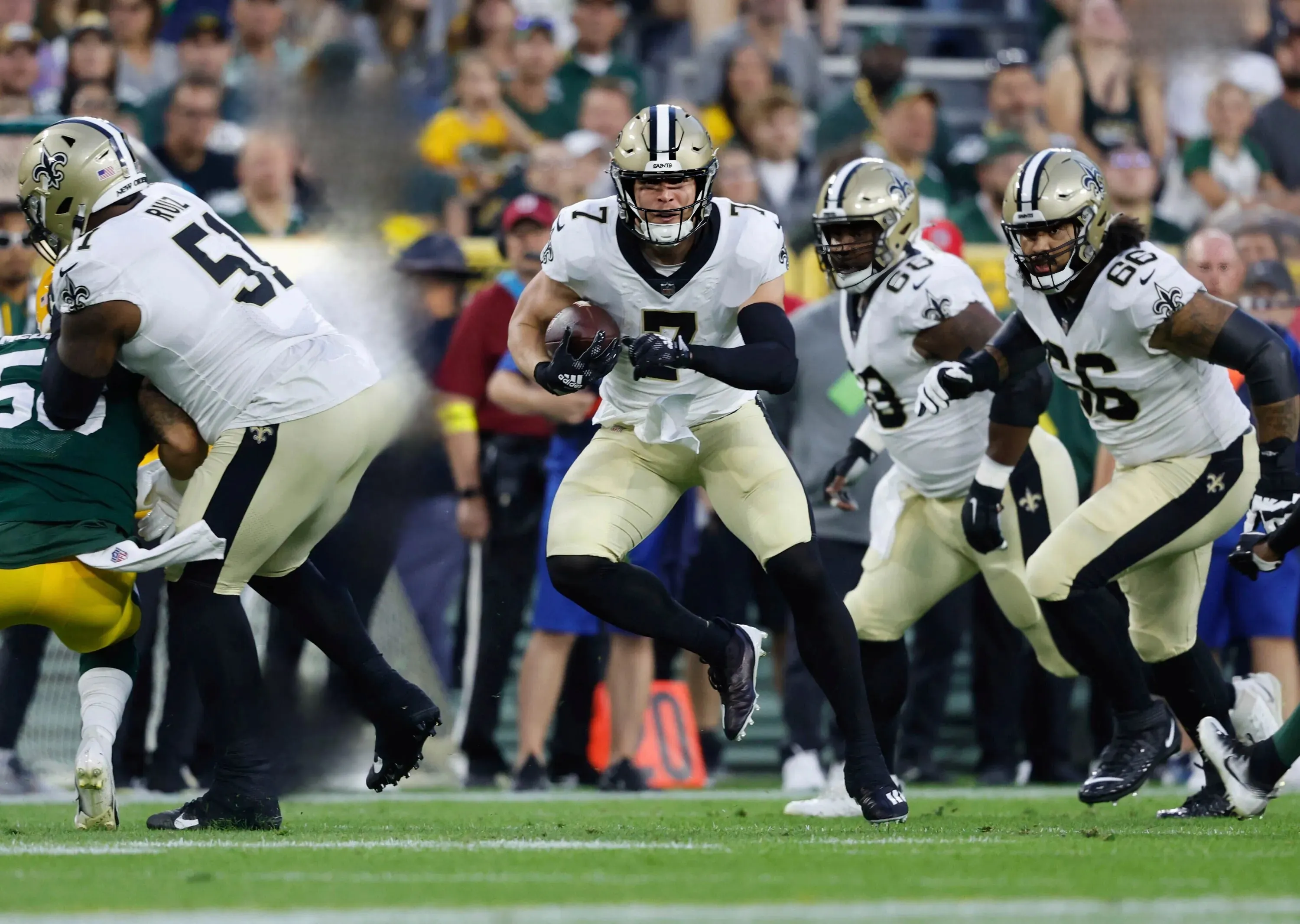 Saints make notable move with Taysom Hill on their first unofficial depth chart for 2024 season