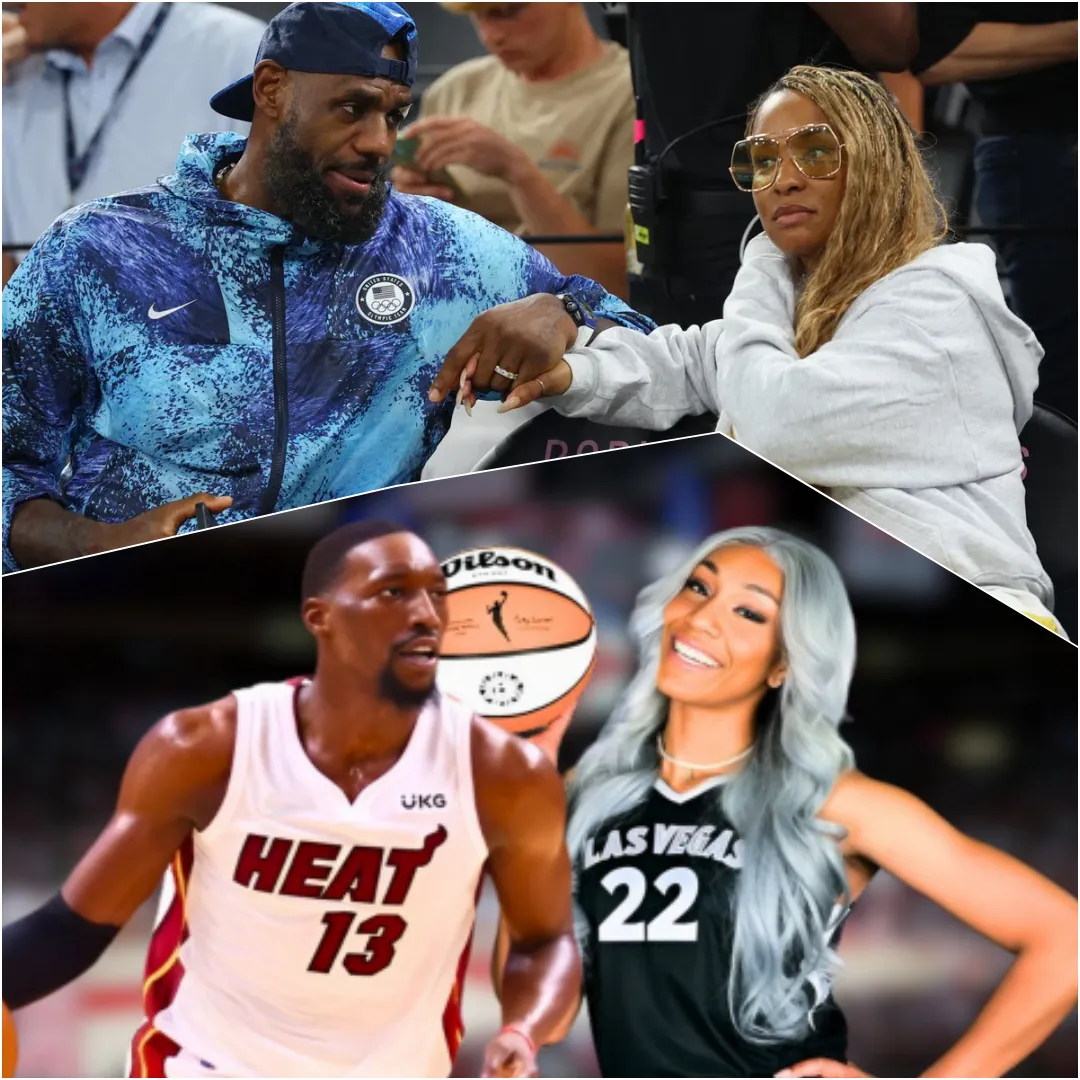 “I’m so tired of reality”: LV Aces teammates react to A’ja Wilson possibly confirming dating rumors with Bam Adebayo at Miami key ceremony