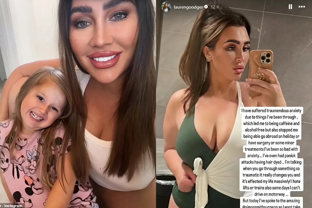 Lauren Goodger Stuns in Plunging Swimsuit, Reveals Plans for Breast Reduction Amid Anxiety Struggles ngocc