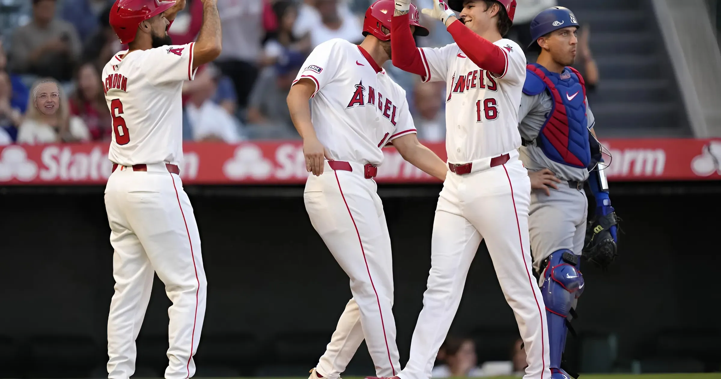 Angels homer three times on way to 10-1 rout of Dodgers