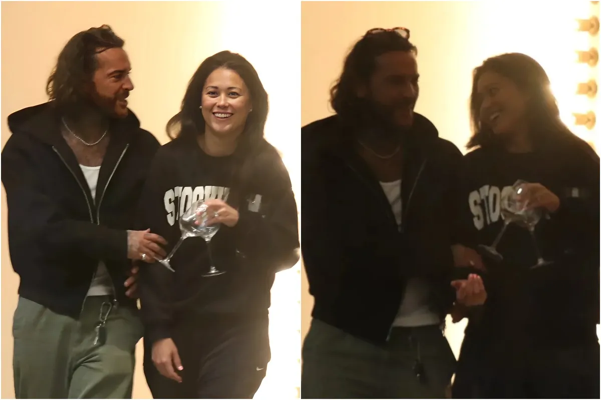 Pete Wicks and Sam Quek enjoy a boozy night together at a hotel bar ahead of Strictly Come Dancing launch liennhi