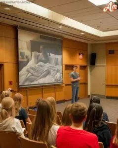 I Brought Lunch to My Husband’s University Lecture – I Was Horrified to See My Face on His Presentation Slide