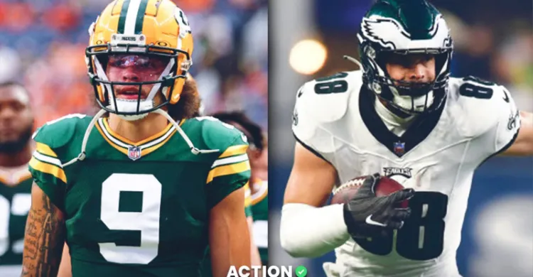 Packers vs. Eagles player props for anytime TD scorers: Christian Watson, Dallas Goedert