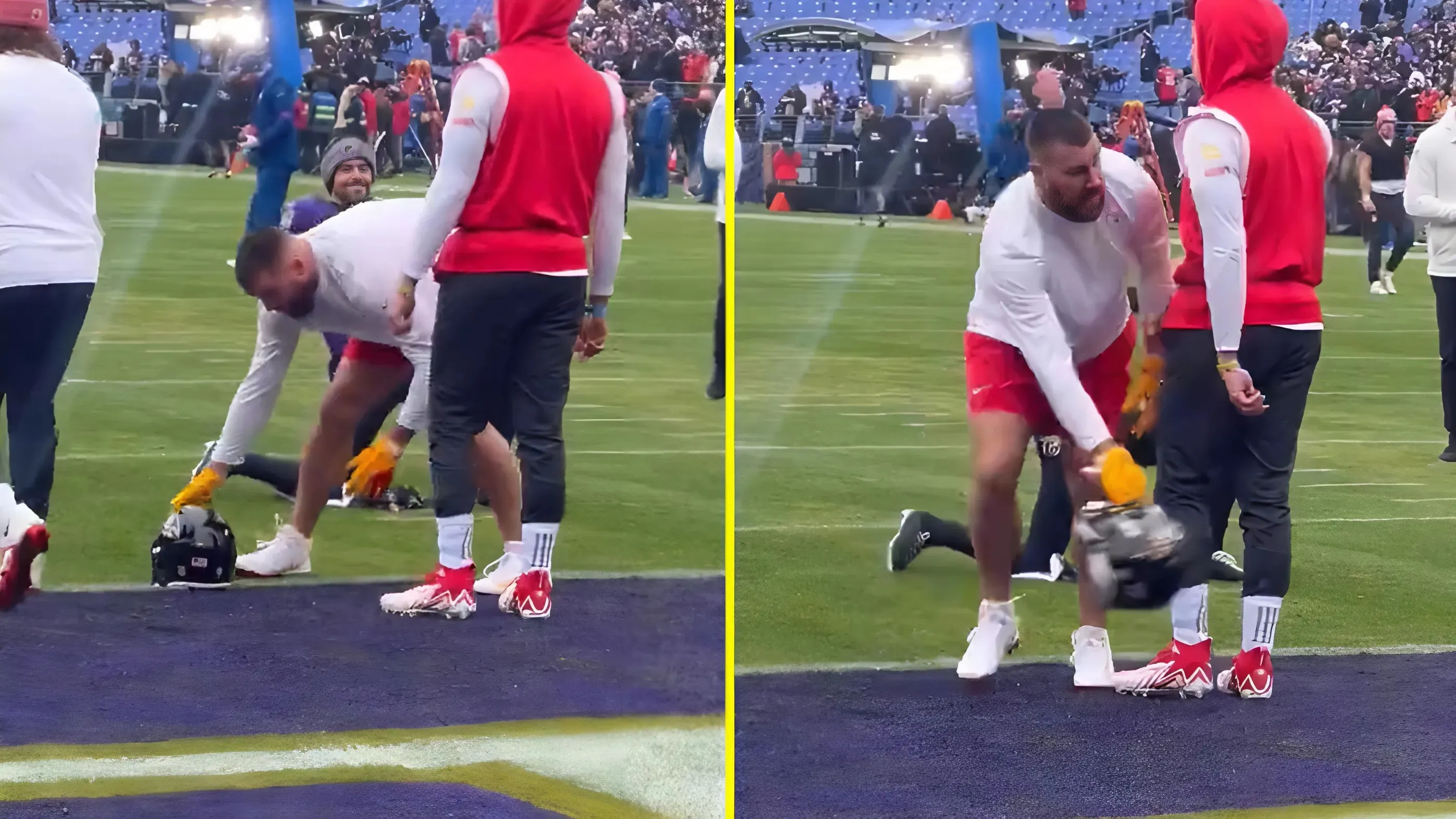 Furious Travis Kelce took action against Justin Tucker for breaking unwritten rule with Patrick Mahomes decision