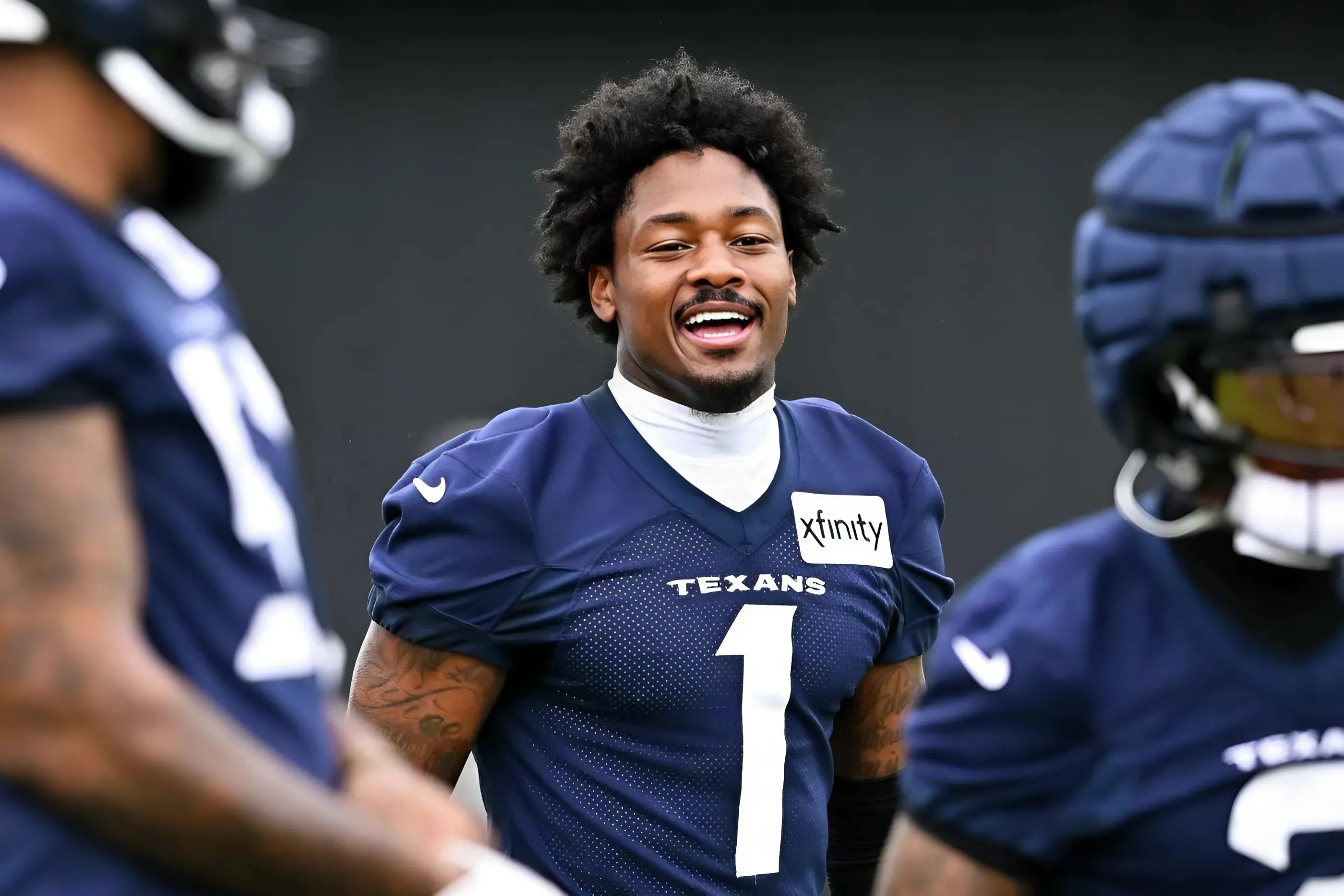 As Diggs awaits debut with Texans, star receiver delights in being named a team captain