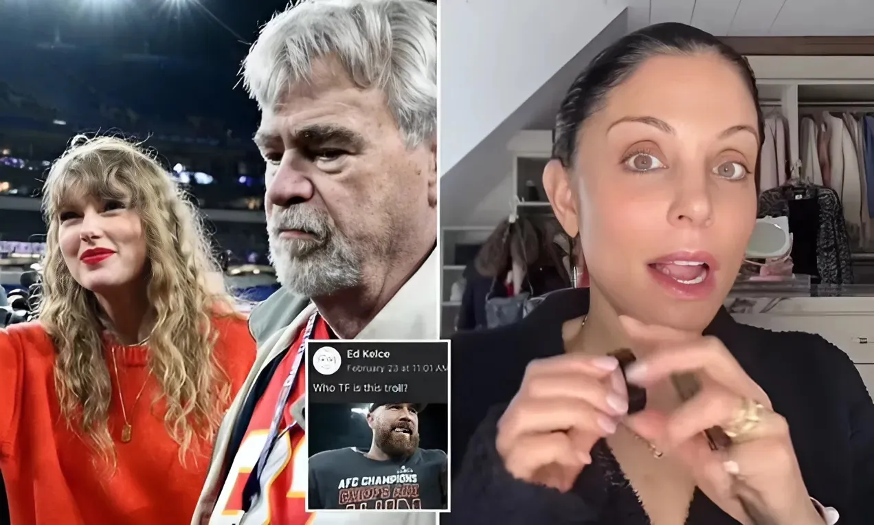 Travis Kelce's dad Ed hits back at former reality star after she claimed Chiefs star's romance with Taylor Swift would not last: 'Who TF is this troll?'