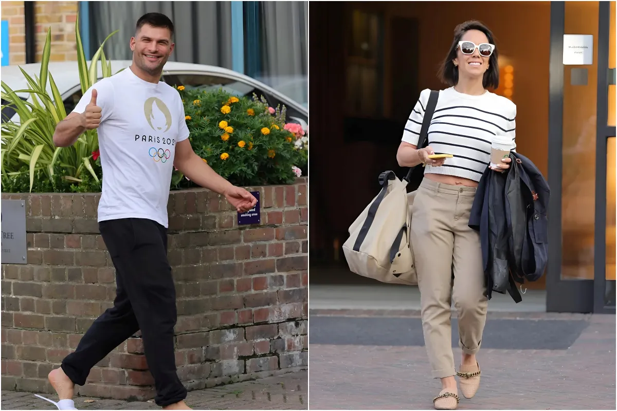 Strictly’s Aljaz Škorjanec and wife Janette Manrara smile as they leave hotel amid huge backlash over his return to show liennhi