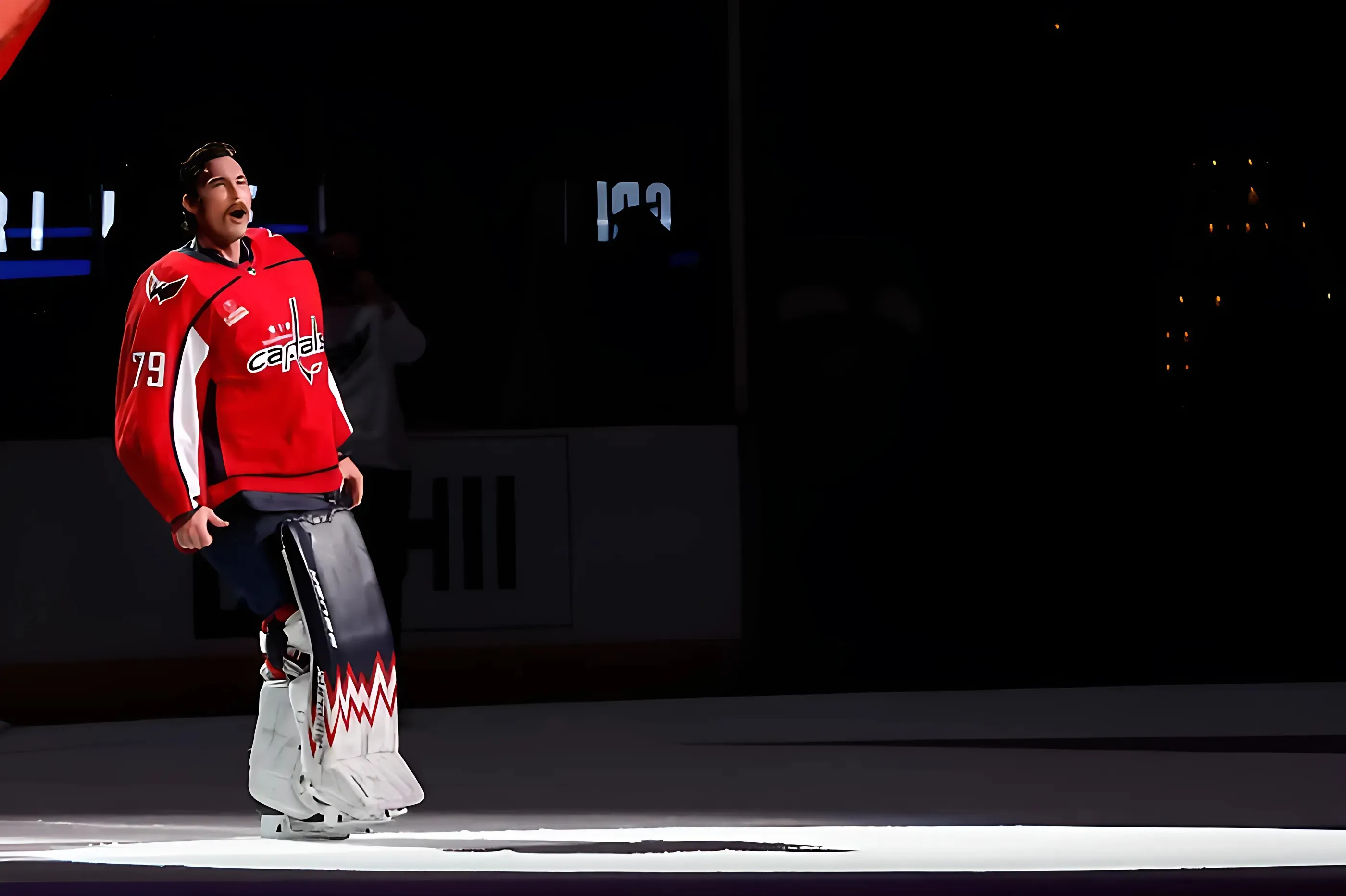 Charlie Lindgren Unveils Stunning Capitals Mask for 2024-25 Season, Featuring a Signature Quote Full of Profound Significance trucc