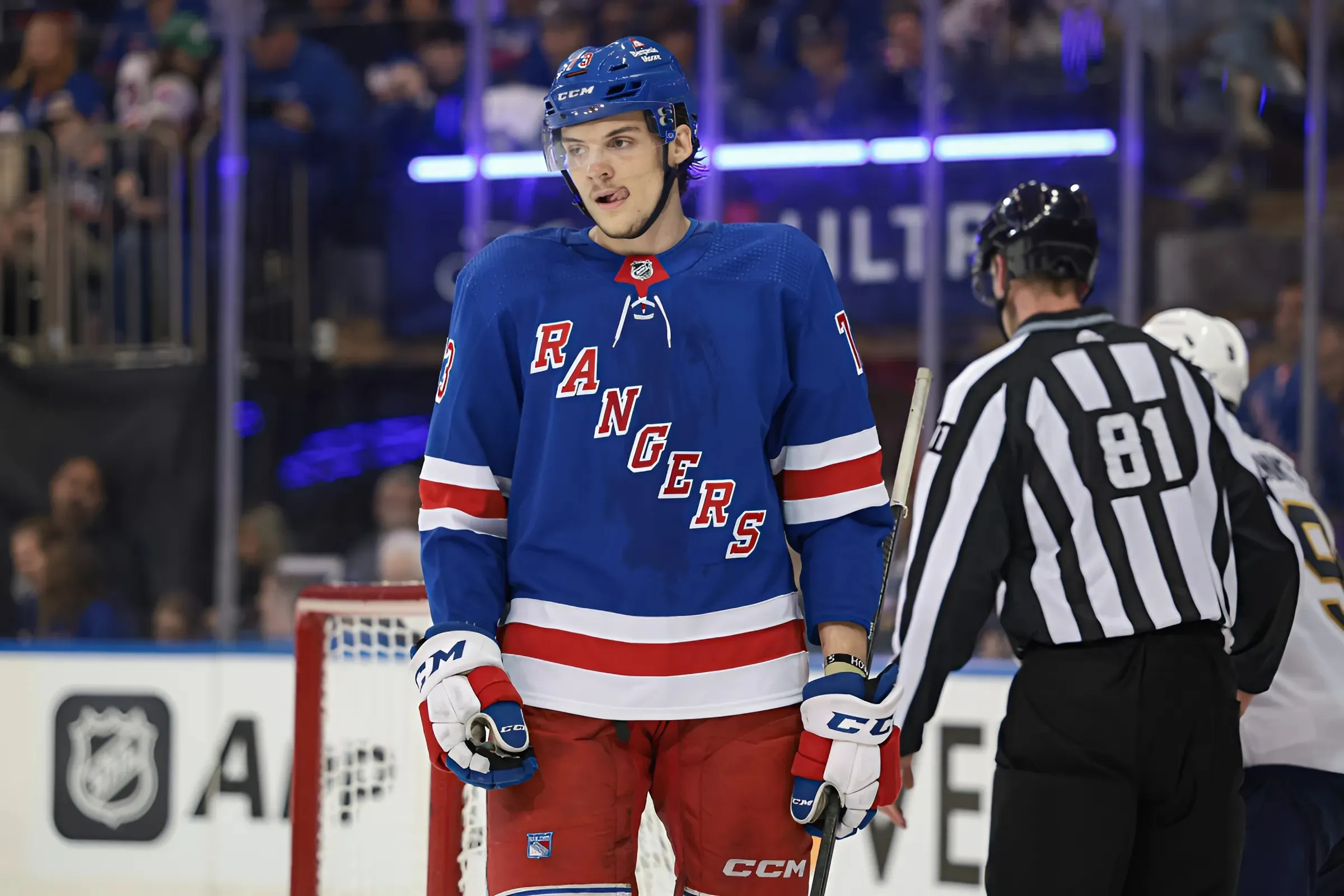 Rangers’ Matt Rempe finds another way to endear himself with ‘best fans in the world’