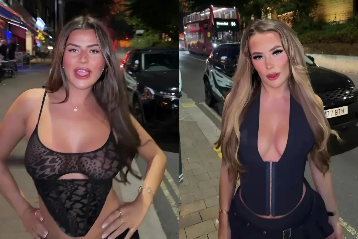 Newly-single Love Island star Matilda Draper wows in see-through outfit on night out with Harriett ngocc