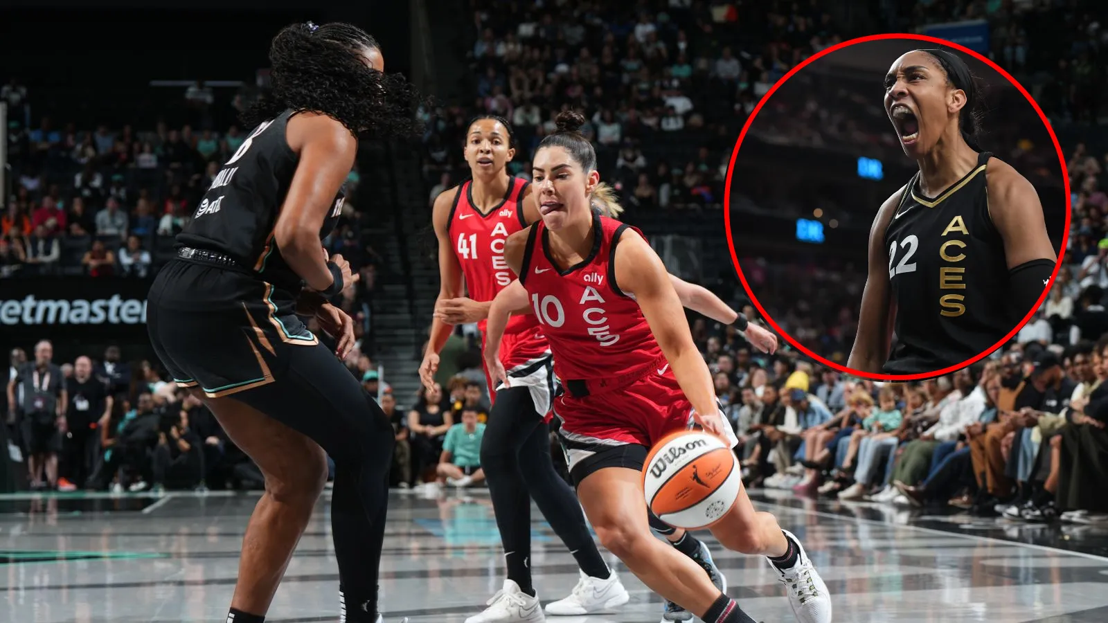 Without A'ja Wilson, Las Vegas Aces lose to New York Liberty