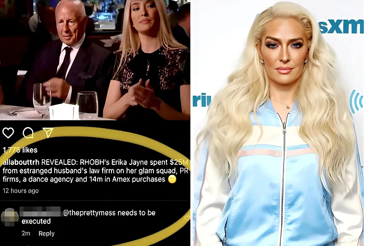 Erika Jayne of RHOBH Urges Trolls to Cease Death Threats Amid Accusations of $25M Theft from Ex's Law Firm - lulu