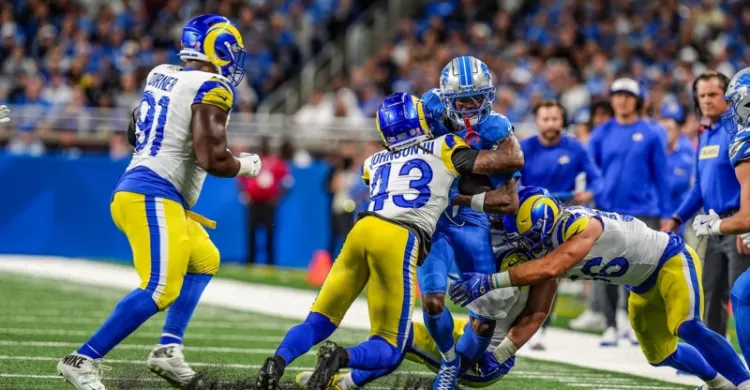 David Montgomery's TD powers Lions past Rams in overtime