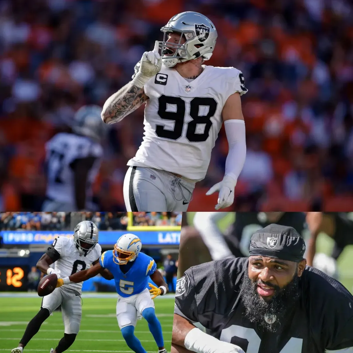 Three winners for the Las Vegas Raiders in Week 1 loss to Los Angeles Chargers