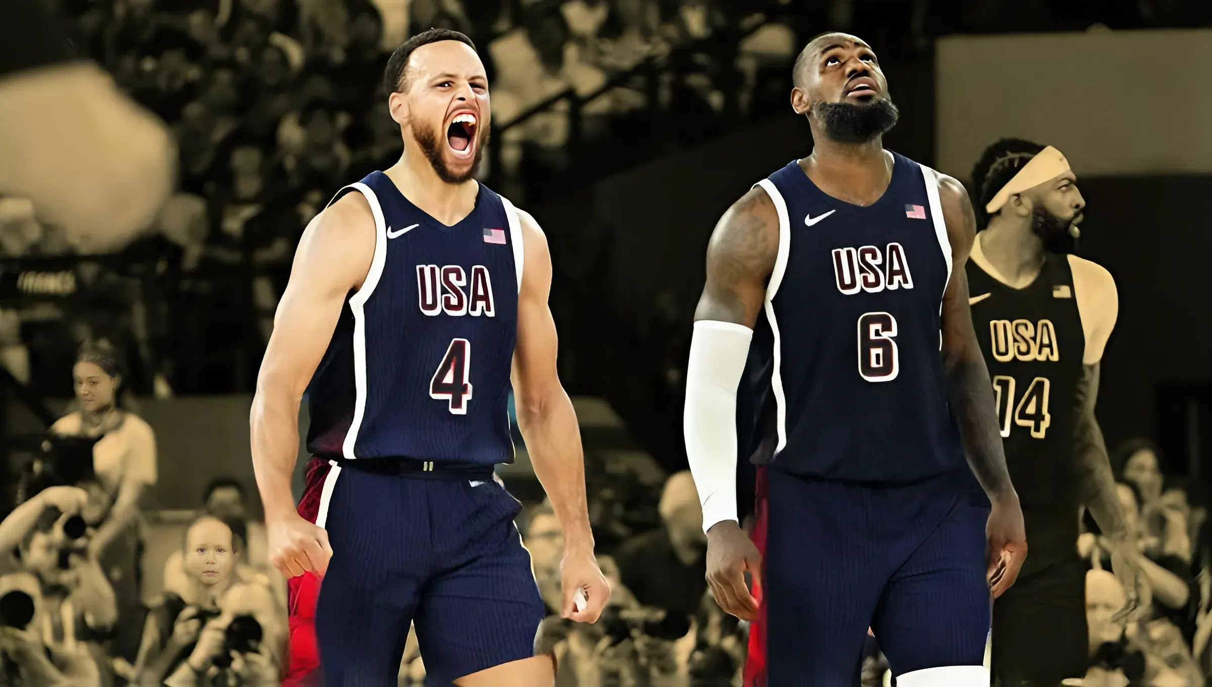 "A flurry is coming... Damn right it is" - LeBron James' words that gave Steph Curry the confidence heading to the Olympic medal rounds