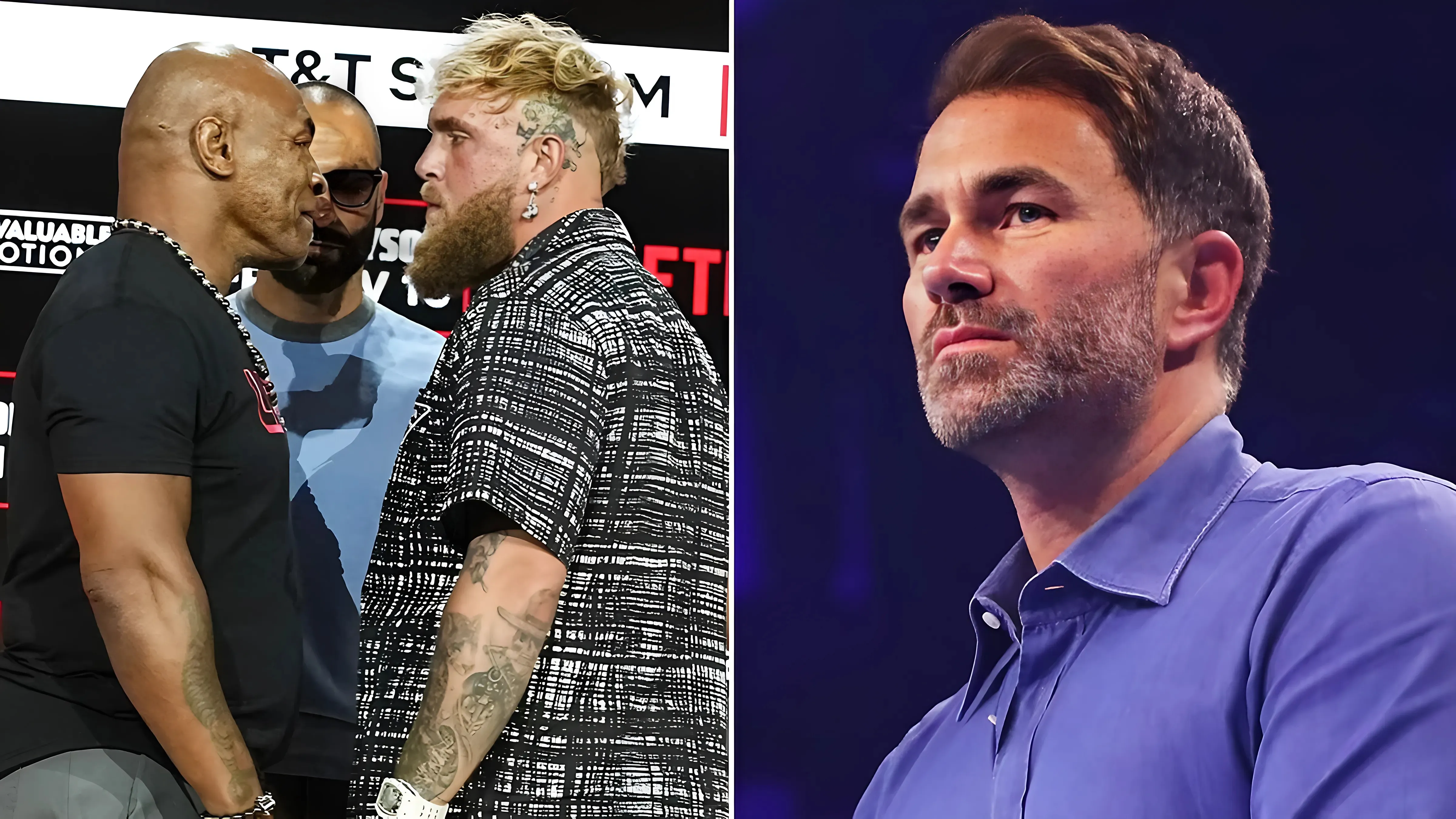 Jake Paul's team hit back at Eddie Hearn after Mike Tyson fight labelled 'a freak show' trucc