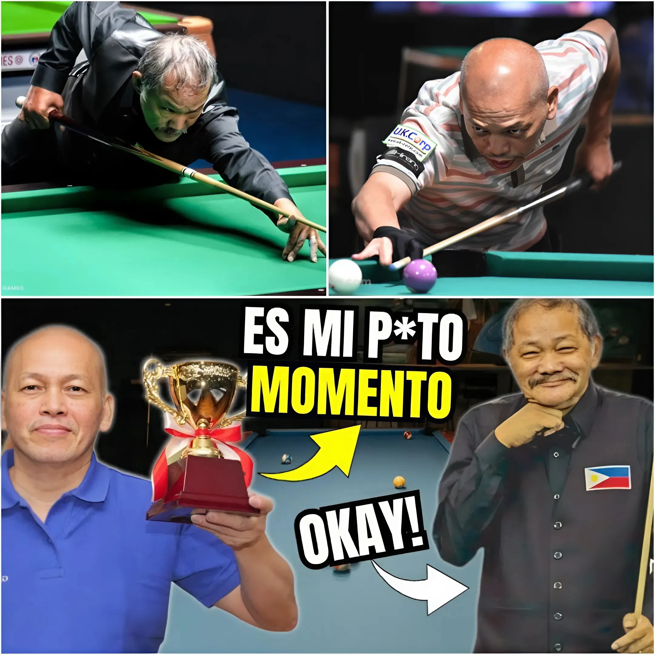 ❓Can Filipino powerhouse Antonio Lining defeat GOAT Efren Bata Reyes?