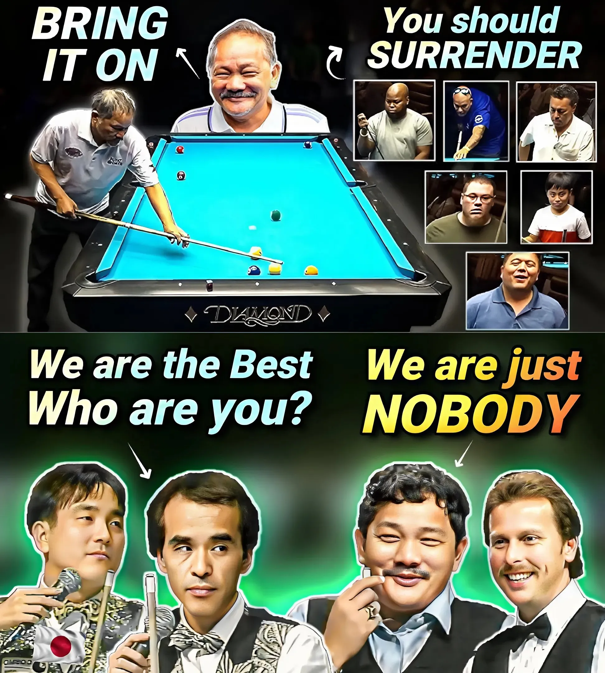 The Day EFREN REYES Legendary TEAM Humbled Japan's Best Pro PLAYERS