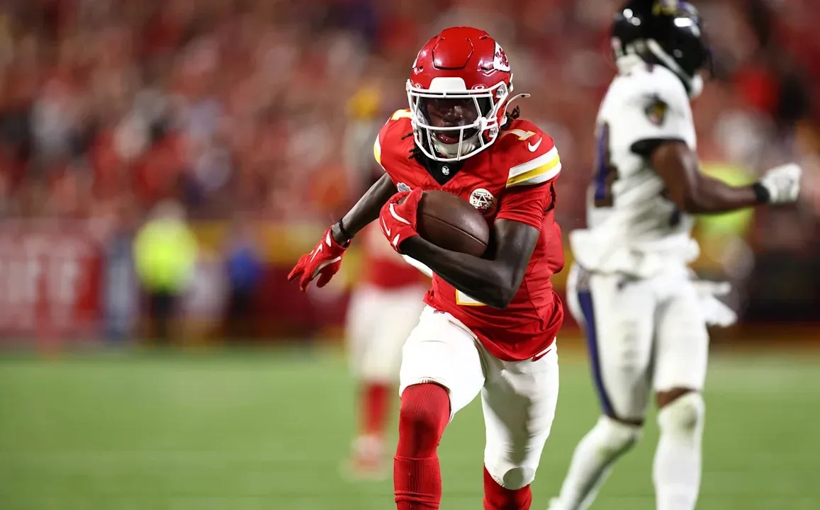 Chiefs Xavier Worthy Reacts To ‘Crazy!’ First NFL Touch