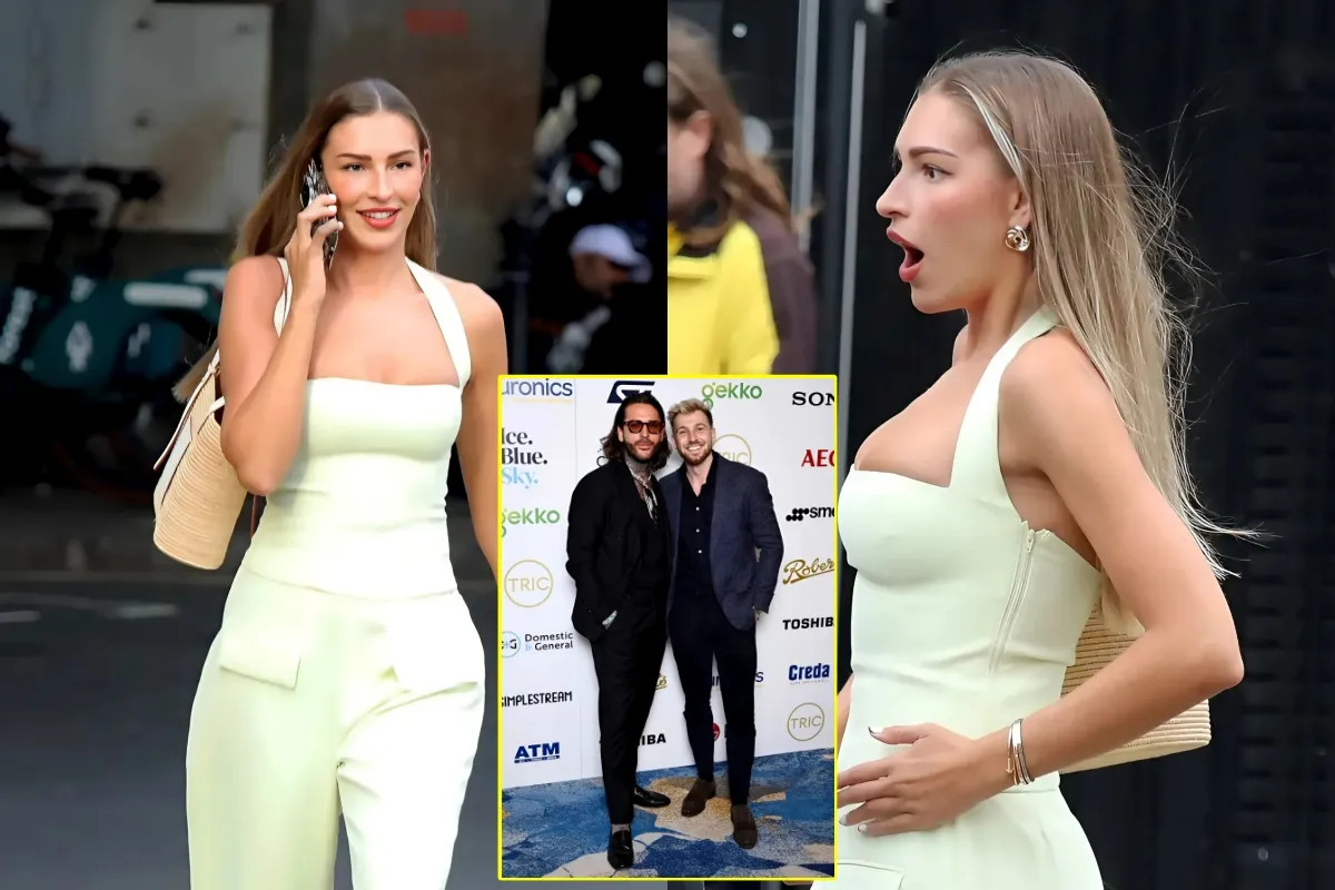 Zara McDermott wows in plunging top as she supports Pete Wicks and boyfriend Sam hours before results of Strictly probe ngocc