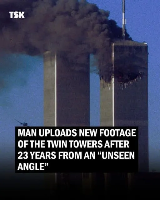 Man Shares Terrifying Never Before Seen Twin Tower Collapse Video