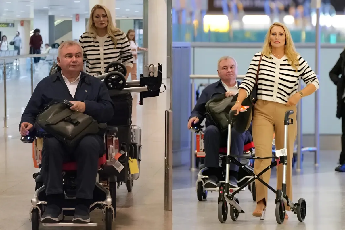 Eamonn Holmes, 64, lands in Spain for holiday with new girlfriend Katie Alexander, 42, after split from ngocc