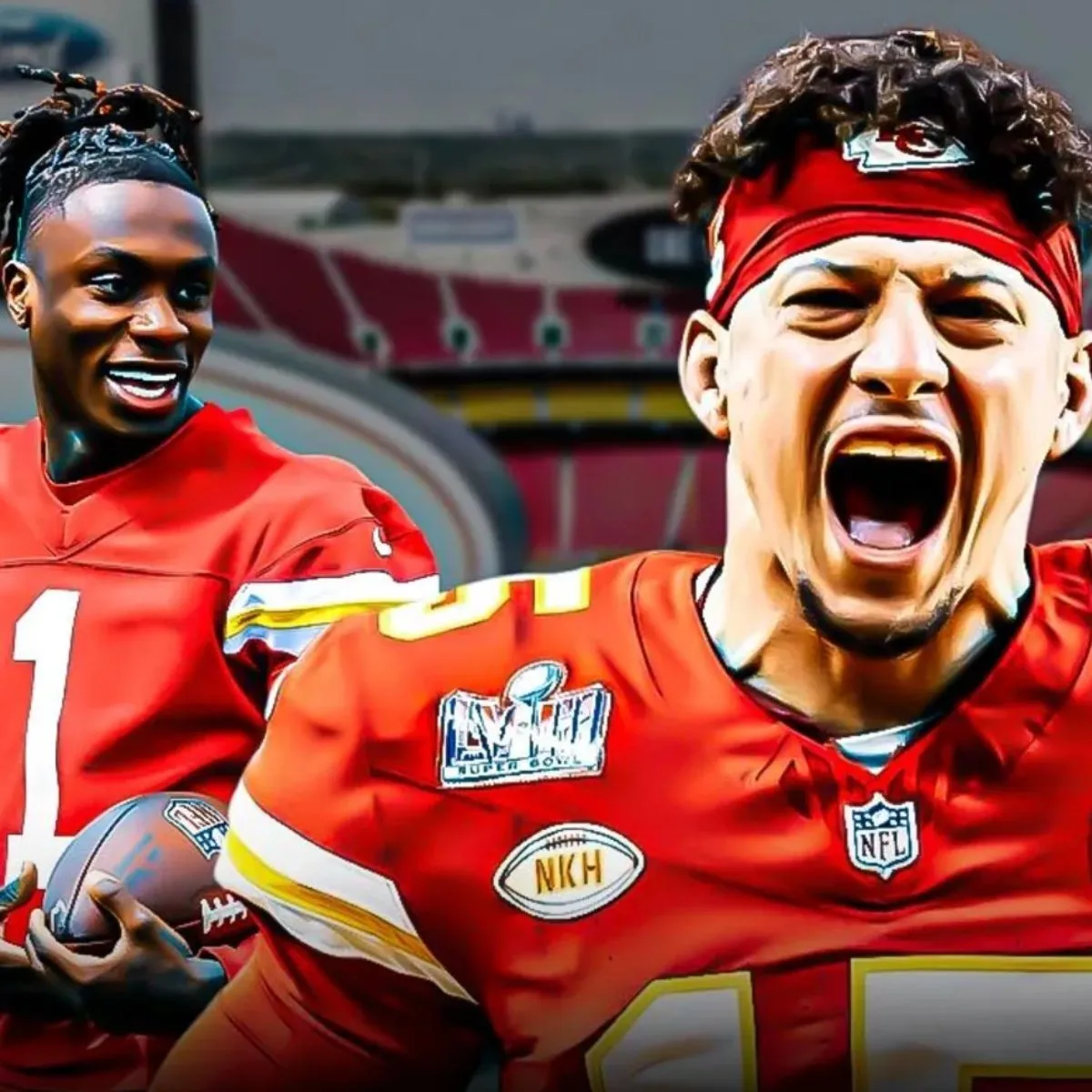 Chiefs QB Patrick Mahomes’ honest assessment of Xavier Worthy’s speed