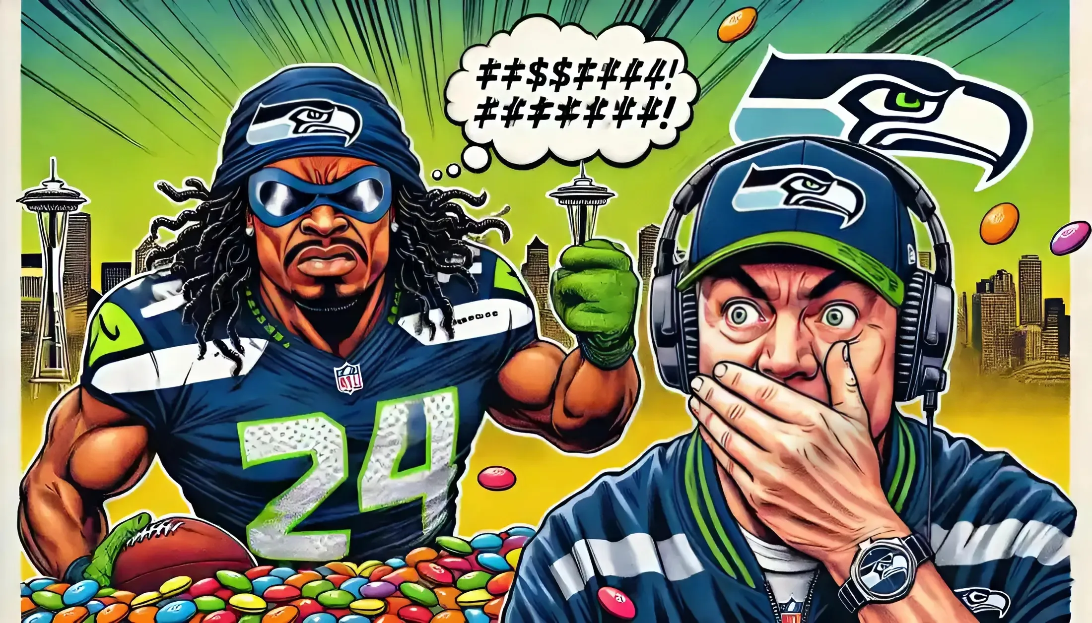 Marshawn Lynch Sends NSFW Message to Seahawks HC Mike Macdonald