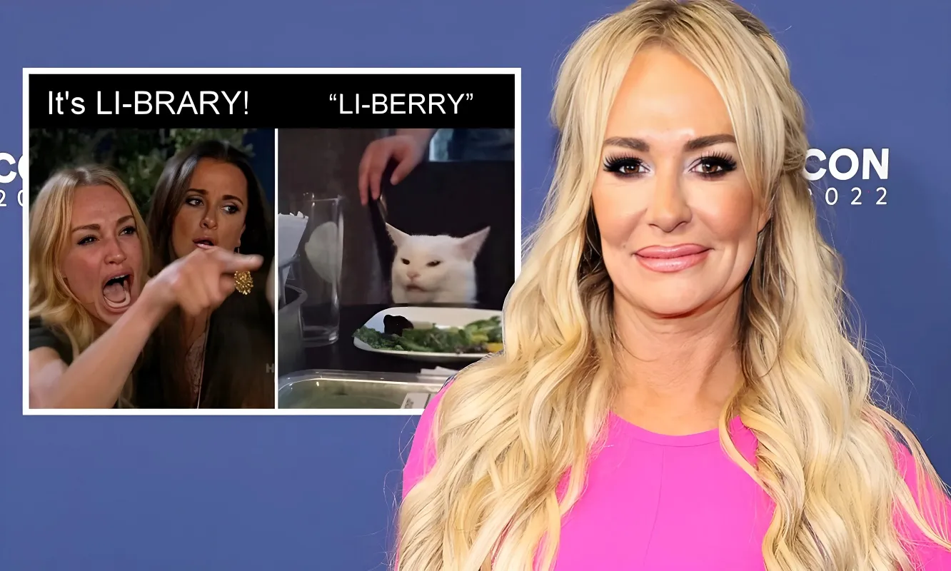 Housewives star Taylor Armstrong FINALLY learns the origin of THAT cat meme ... and reveals she became friends with the cat after it went viral - lulu