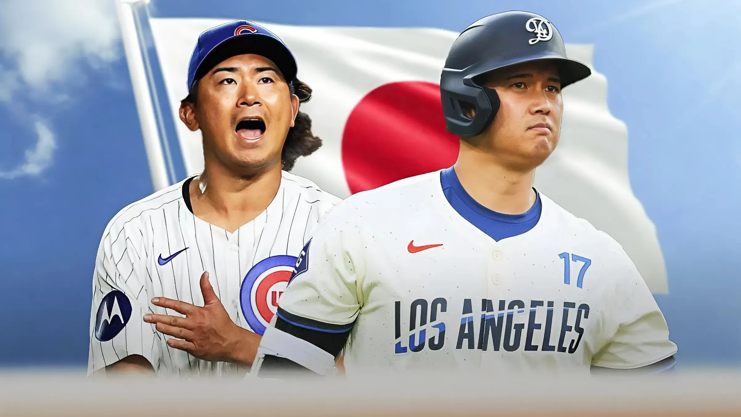 Dodgers' Shohei Ohtani, Cubs' Shota Imanaga share heartfelt moment