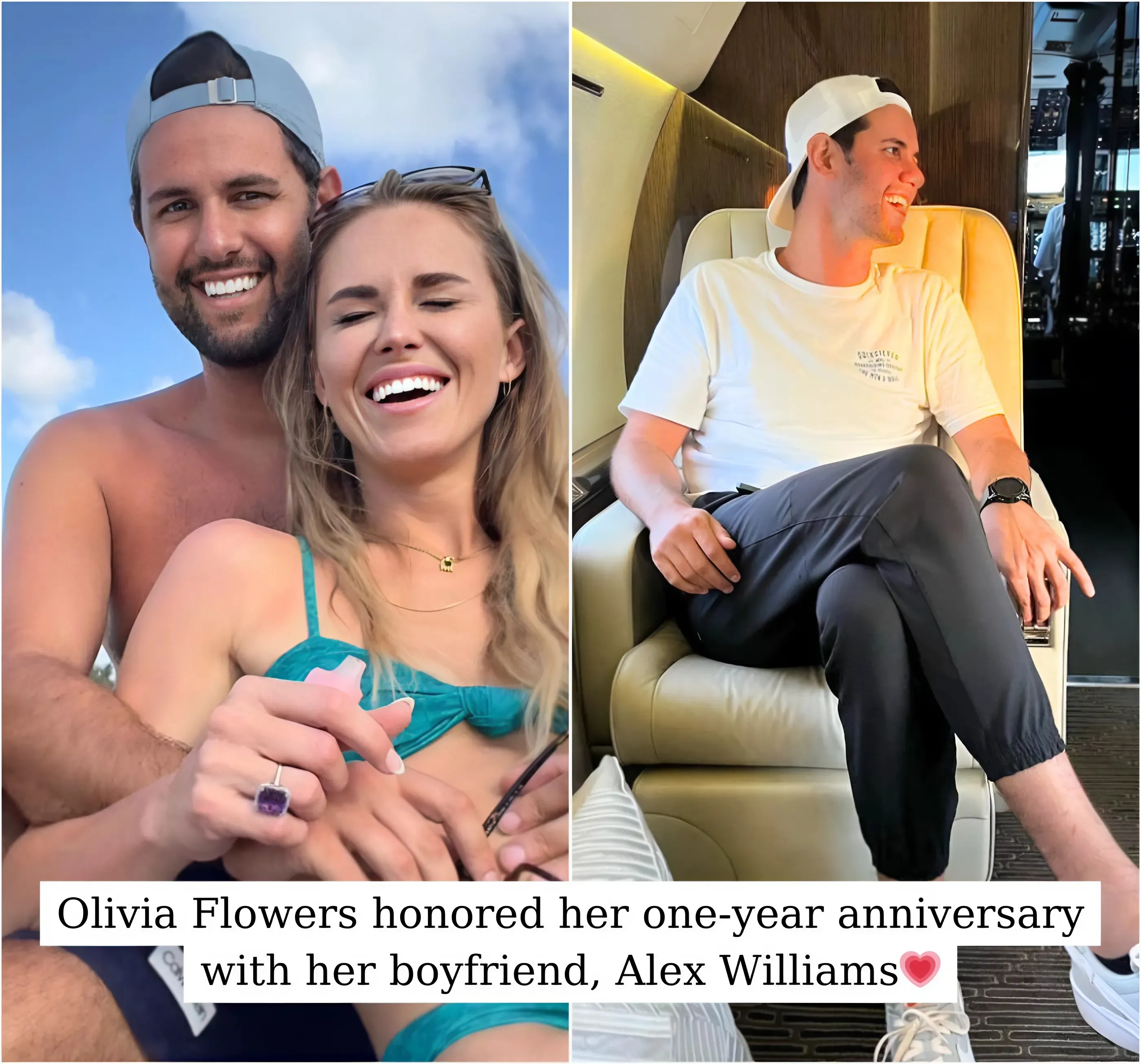 Olivia Flowers Celebrates Anniversary With Boyfriend Alex Williams and Southern Charm Star Looks Back on Moment They Met as He Responds