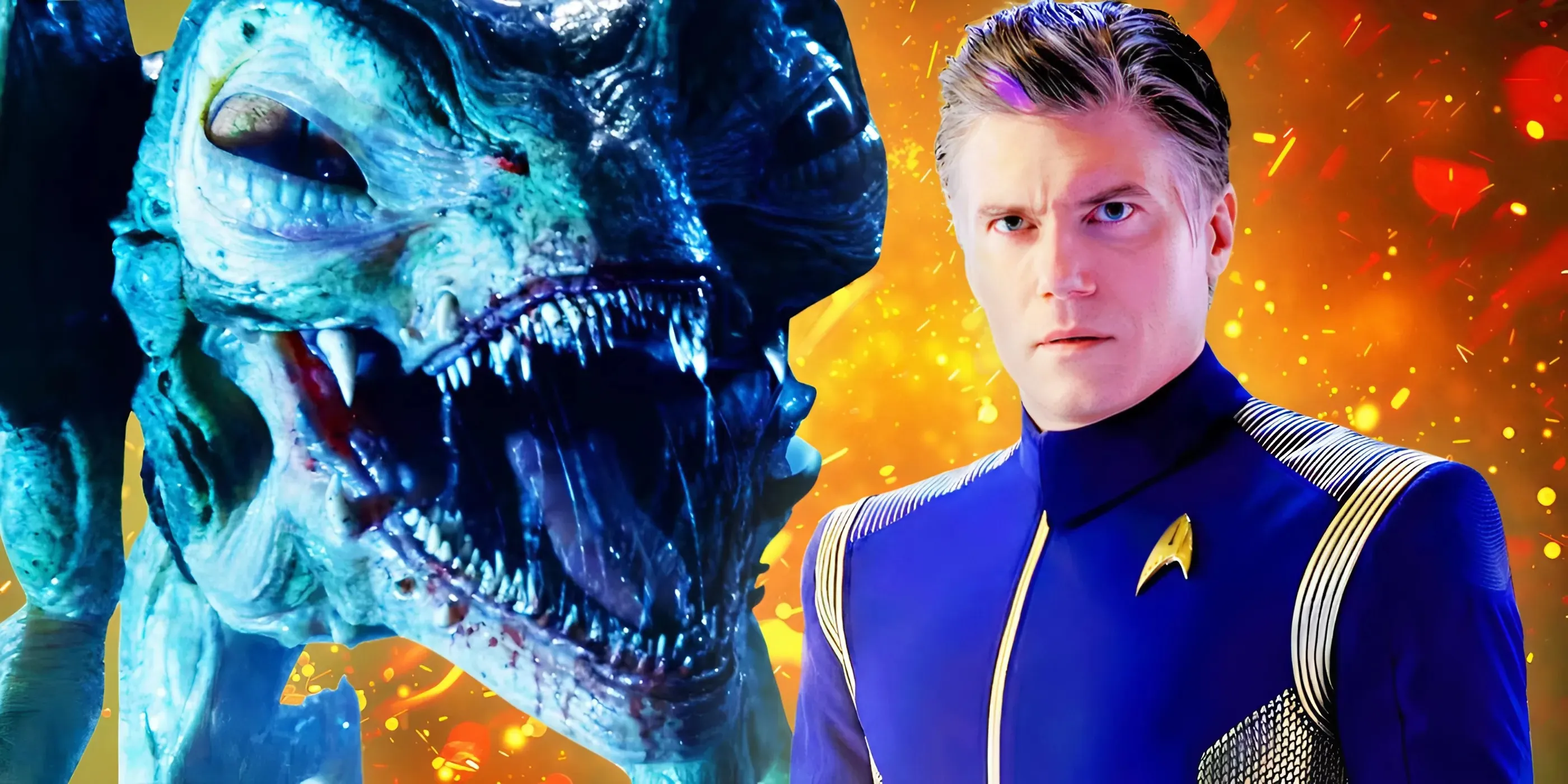 Star Trek: Discovery's Captain Pike Foreshadowed Strange New Worlds' Gorn Threat